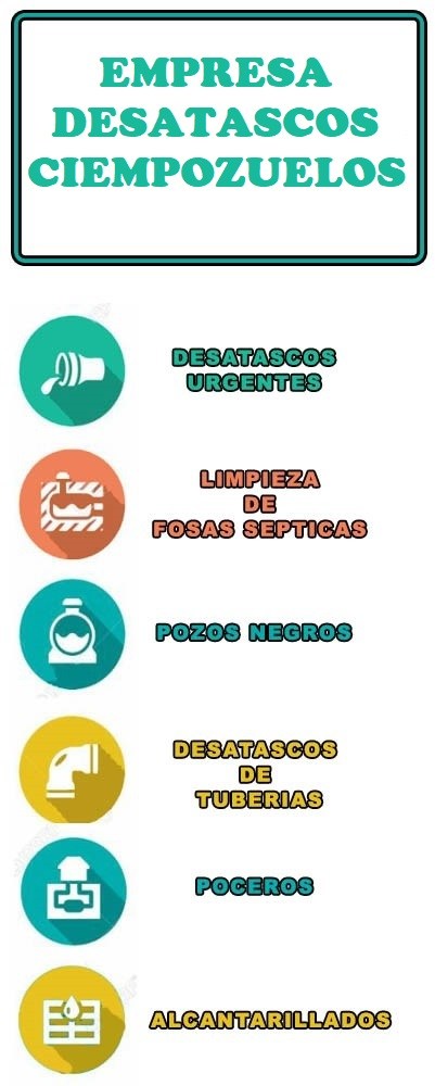 servicios de desatascos en Ciempozuelos